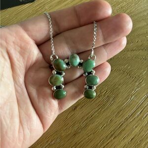 Turquoise Naja Sterling Silver Necklace